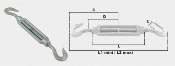 Tendeurs crochet Clonor à la Réunion